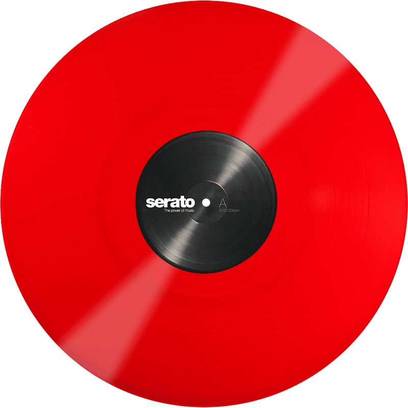 Foto van Serato scv-ps-red-sg standard colors 12" single vinyl rood