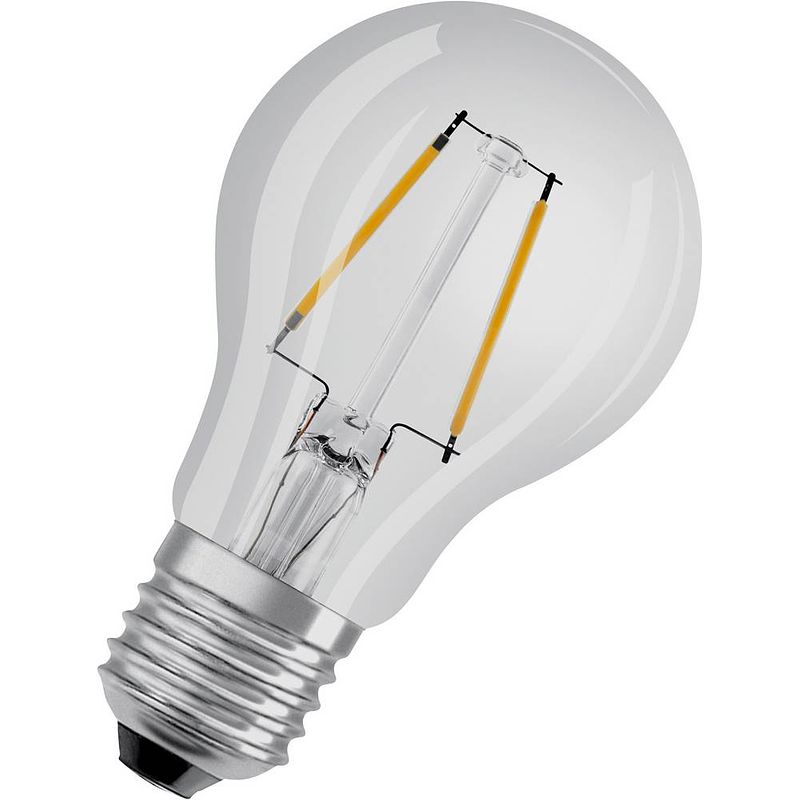 Foto van Osram 4058075211261 led-lamp energielabel e (a - g) e27 peer 2.8 w = 25 w warmwit (ø x l) 60 mm x 105 mm 1 stuk(s)