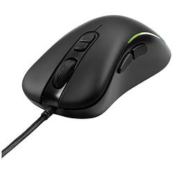 Foto van Deltaco gaming dm120 gaming-muis kabelgebonden optisch zwart 7 toetsen 800 dpi, 1200 dpi, 1600 dpi, 2400 dpi, 3200 dpi verlicht