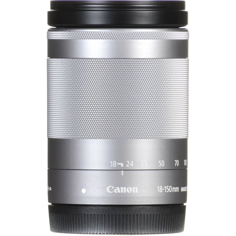 Foto van Canon ef-m 18-150mm f/3.5-6.3 is stm zilver