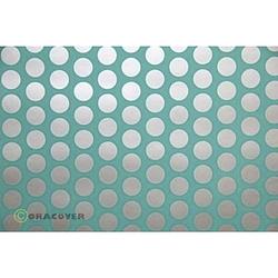 Foto van Oracover 41-017-091-002 strijkfolie fun 1 (l x b) 2 m x 60 cm turquoise-zilver