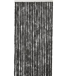 Foto van Vliegengordijn kattenstaart - 210 x 93 cm - zwart