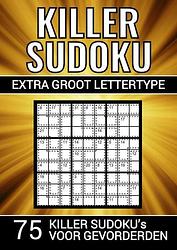 Foto van Killer sudoku - extra groot lettertype - 75 puzzels voor gevorderden - puzzelboeken & meer - paperback (9789464802269)