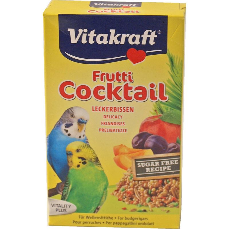 Foto van Vitakraft fruit cocktail parkiet 200 gram