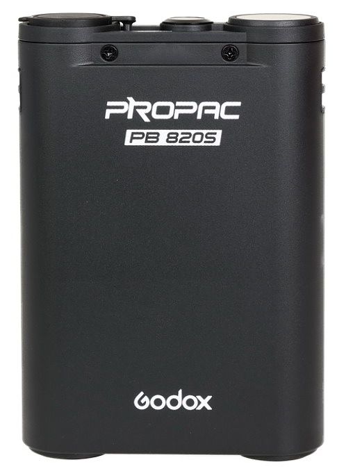 Foto van Godox pb820s probac powerpack voor flitsers - zwart