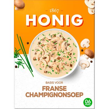 Foto van Honig maaltijdmix voor franse champignonsoep 107g bij jumbo