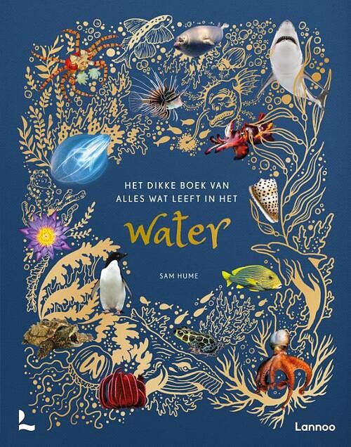 Foto van Het dikke boek van alles wat leeft in het water - sam hume - hardcover (9789401488488)