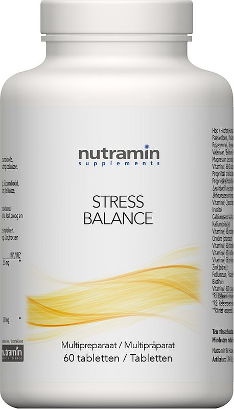 Foto van Nutramin stress balance tabletten