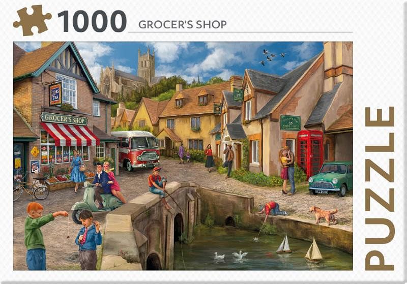 Foto van Rebo productions legpuzzel grocer's shop 1000 stukjes