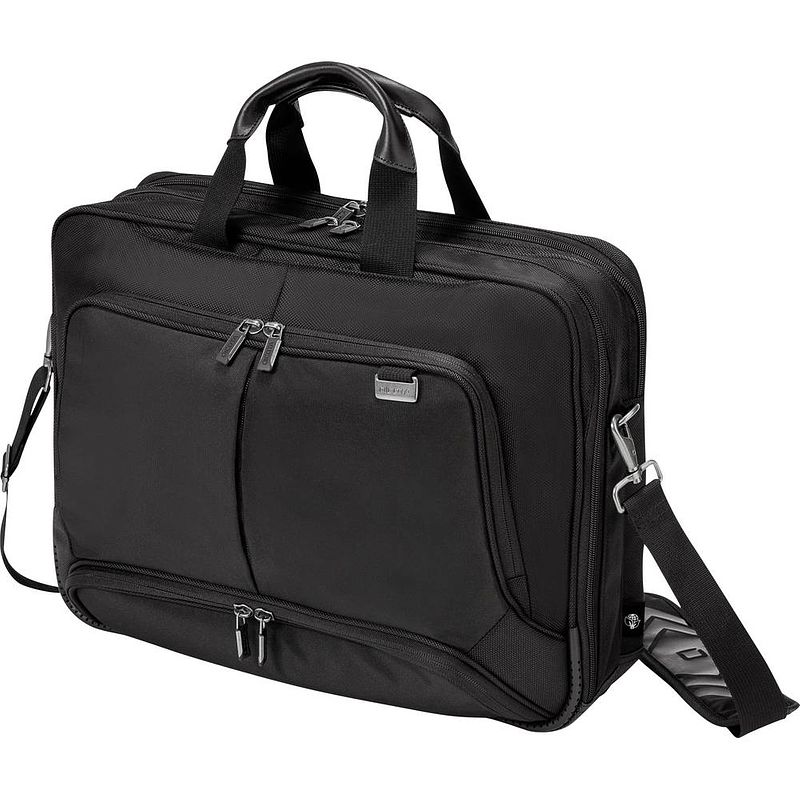 Foto van Dicota laptoptas eco top traveller pro geschikt voor max. (laptop): 35,8 cm (14,1) zwart