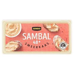 Foto van Jumbo sambal smeerkaas 48+ 200g