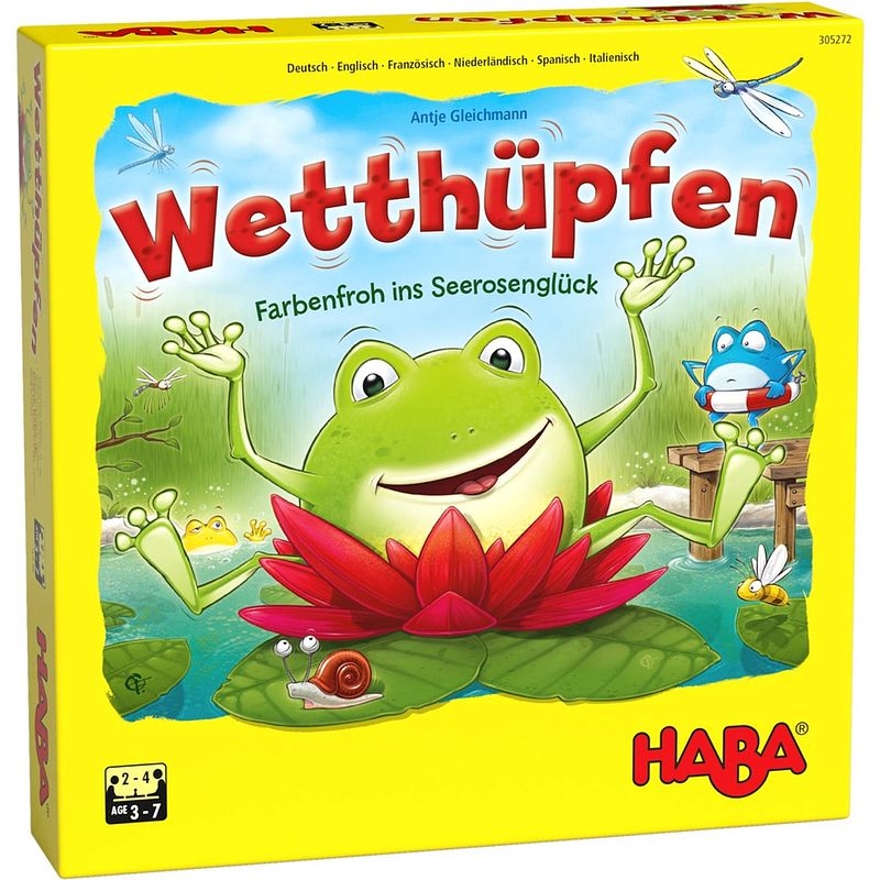 Foto van Haba kinderspel kikkersprongen (du)