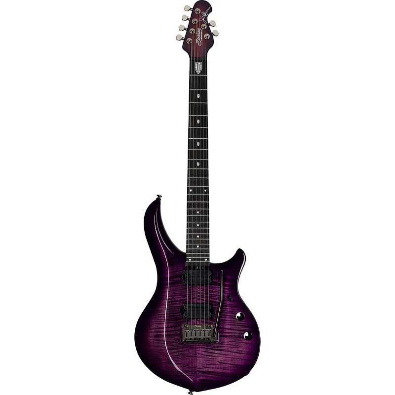 Foto van Sterling by music man maj200xfm john petrucci signature majesty majestic purple met deluxe gigbag