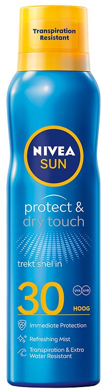 Foto van Nivea sun protect & dry touch refreshing spray spf30