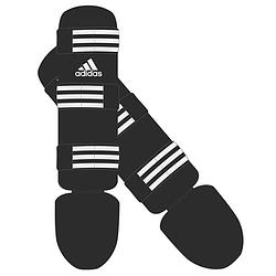 Foto van Adidas boxing scheenbeschermers good xs zwart/wit