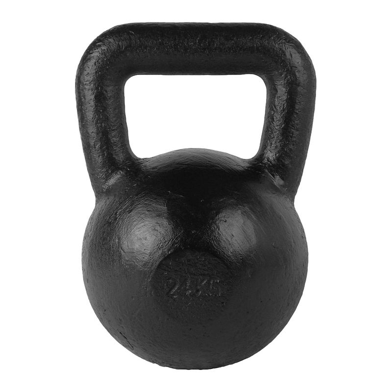 Foto van Tunturi kettlebell gietijzer 24 kg zwart