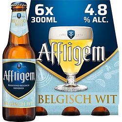 Foto van 2e halve prijs | affligem belgisch wit bier fles 6 x 300ml aanbieding bij jumbo