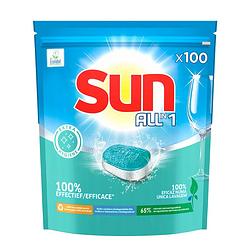 Foto van Sun - all-in one - vaatwastabletten - hygiëne - voordeelverpakking 2 x 100 tabs
