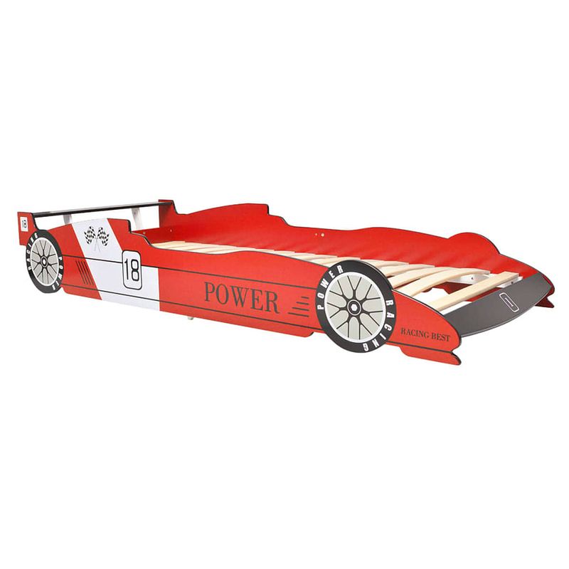 Foto van Vidaxl kinderbed raceauto rood 90x200 cm