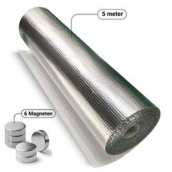Foto van Qualitá® radiatorfolie met magneten 500x50cm