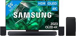 Foto van Samsung qd oled 55s95c (2023) + soundbar