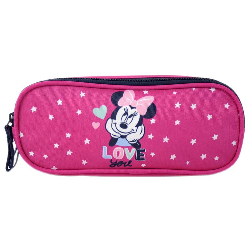 Foto van Disney etui minnie mouse 23 x 7 x 10 cm polyester roze