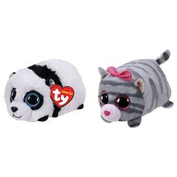 Foto van Ty - knuffel - teeny ty's - bamboo panda & cassie mouse