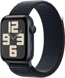 Foto van Apple watch se (2022) 44mm midnight aluminium sport loop