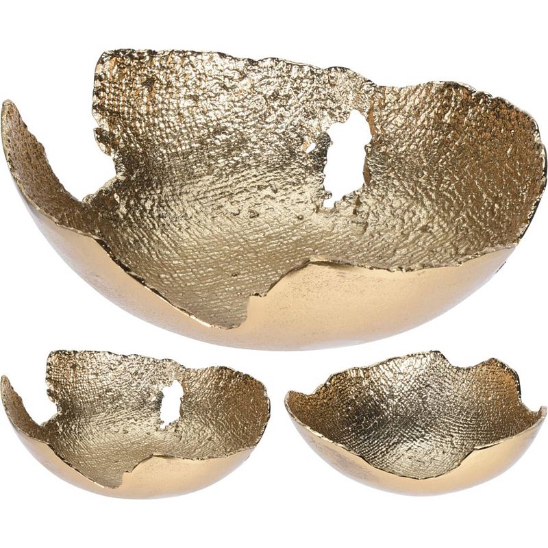 Foto van Nampook - bowl raw 26x23 cm 2ass goud