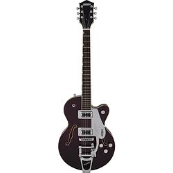 Foto van Gretsch g5655t electromatic centerblock junior dark cherry metallic semi-akoestische gitaar