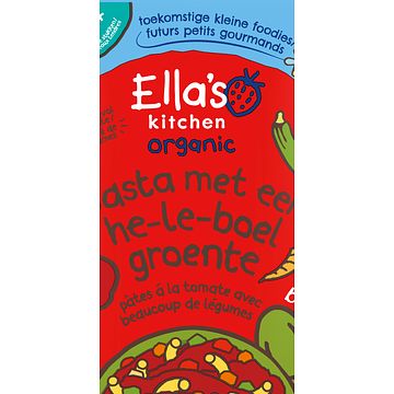 Foto van Ella's kitchen pasta met een heleboel groente 8+ bio 190g bij jumbo