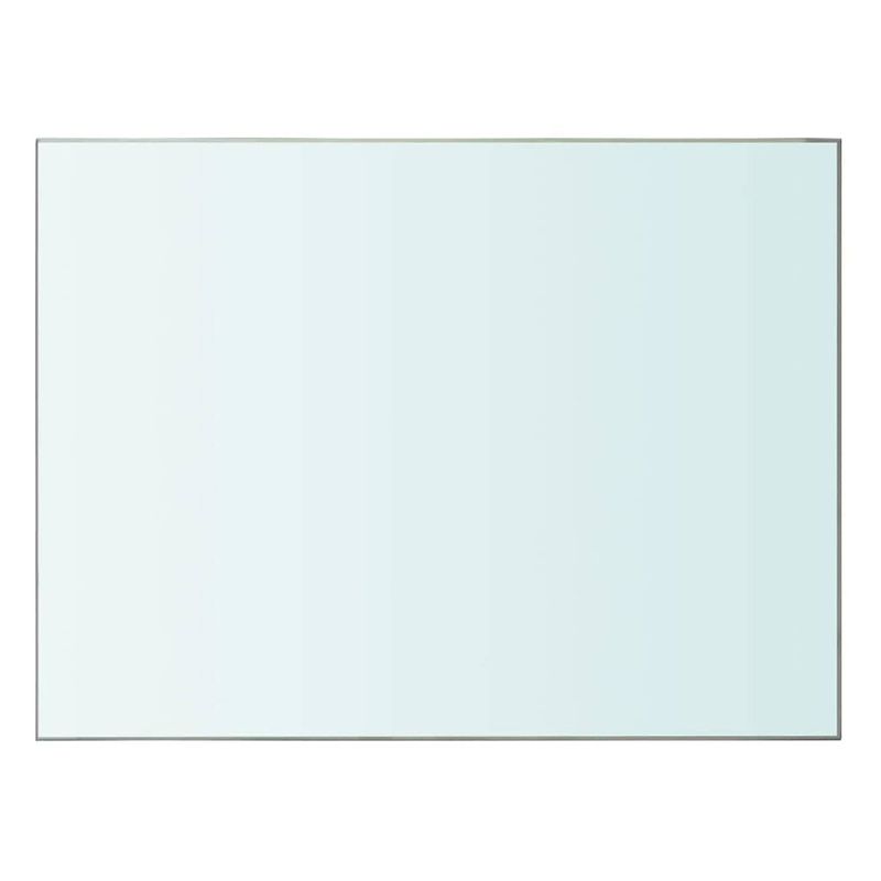 Foto van The living store glazen schap - 40 x 30 cm - transparant - 8 mm glas