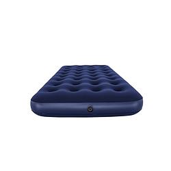 Foto van Bestway 1-persoons luchtbed - extra breed - 188x99x22 cm - pvc - donkerblauw
