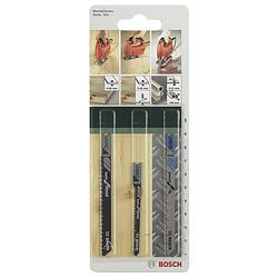 Foto van Bosch accessories 2609256774 3-delig decoupeerzaagbladen-set u-schacht n/a 3 stuk(s)