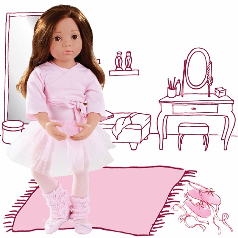 Foto van Götz happy kidz, """"ballerina sophie"""", bruin haar, bruine ogen, 50 cm