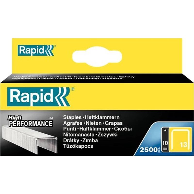 Foto van Rapid nieten 13/10 mm gegalvaniseerd 2.500 st.. box