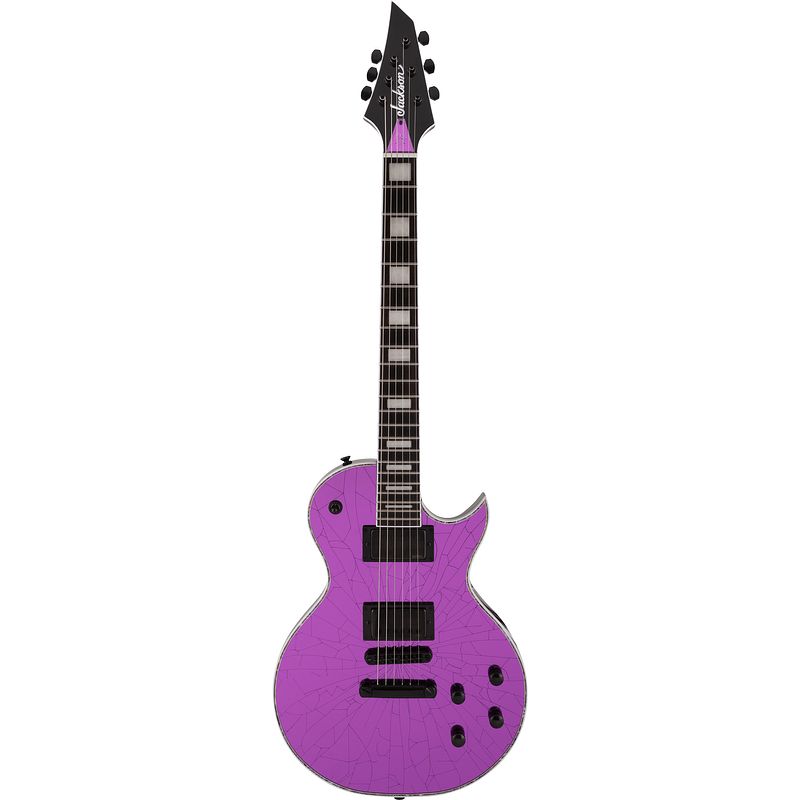 Foto van Jackson pro series signature marty friedman mf-1 purple mirror elektrische gitaar