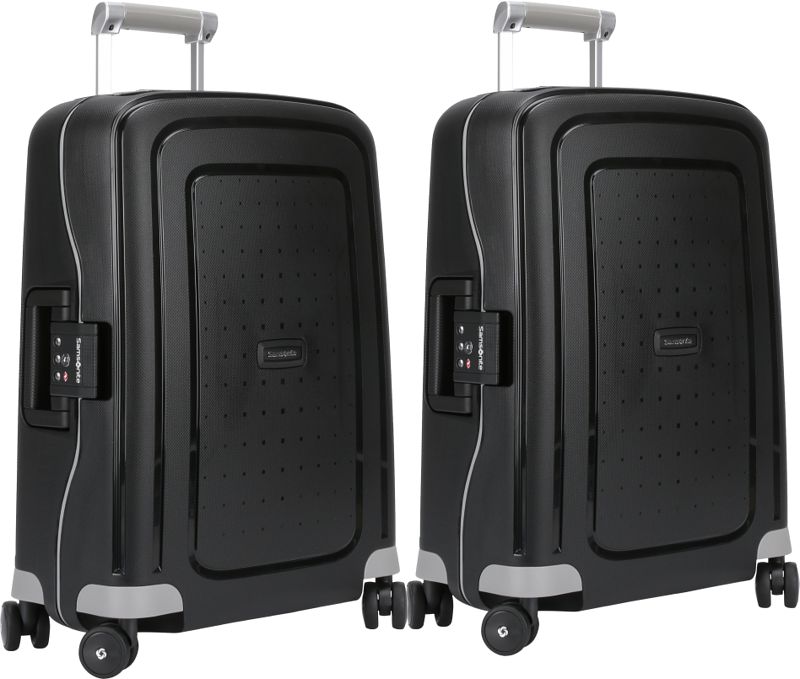 Foto van Samsonite s'cure spinner 55cm black duo kofferset