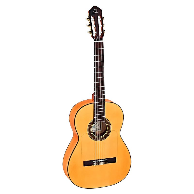 Foto van Ortega r270f traditional series klassieke gitaar met gigbag