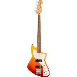 Foto van Fender player plus active meteora bass pf tequila sunrise elektrische basgitaar met deluxe gigbag