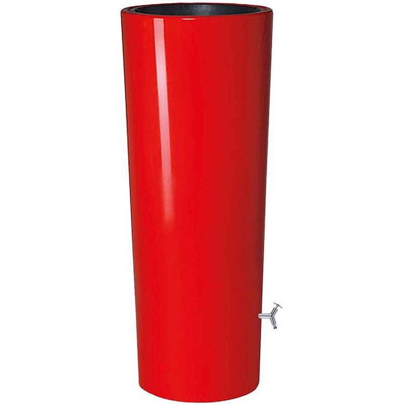 Foto van Garantia - 2in1 regenton 350 ltr tomato/rood