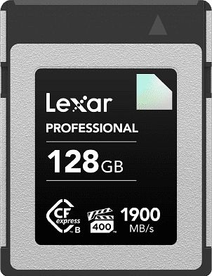 Foto van Lexar professional diamond 128gb cfexpress type b