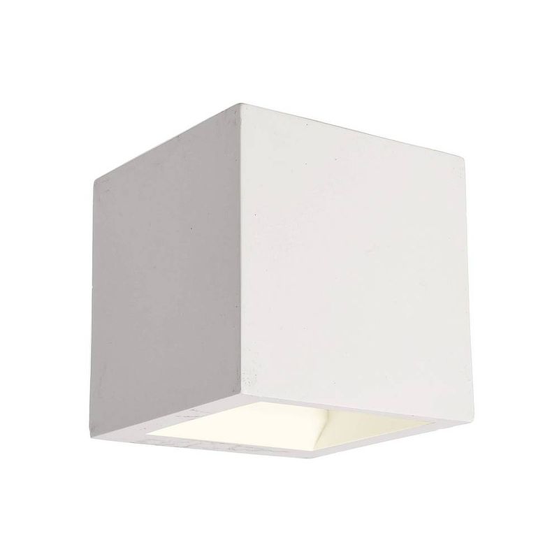 Foto van Deko light mini cube weiß mini cube wandopbouwarmatuur led vast ingebouwd energielabel: f (a - g) 4 w wit