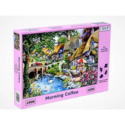 Foto van Morning coffee puzzel 1000 stukjes