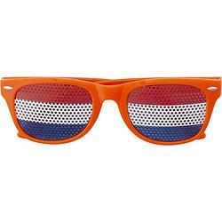 Foto van Oranje thema koningsdag feest/party bril voor volwassenen - verkleedbrillen