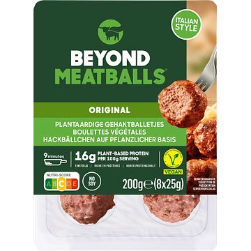 Foto van Beyond meat plantaardige gehaktballetjes 8 x 25g bij jumbo