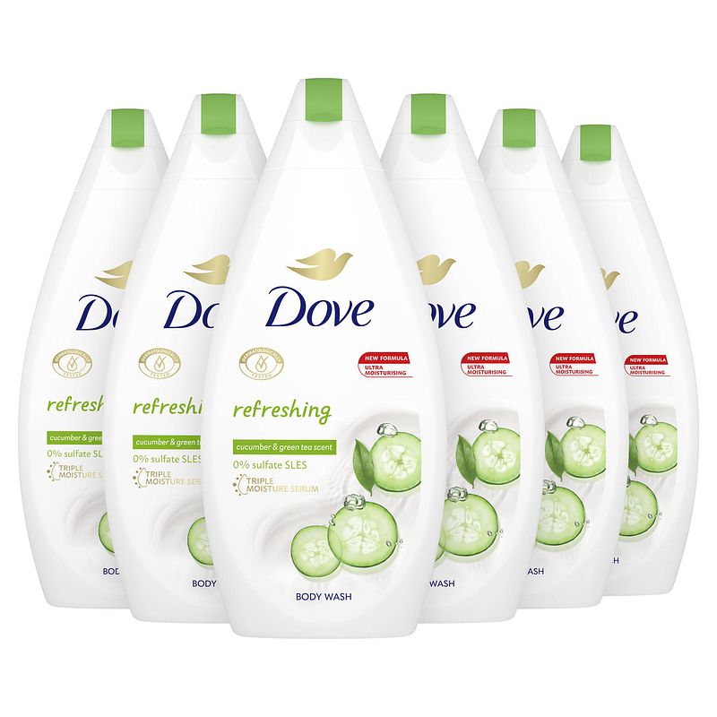 Foto van Dove go fresh douchegel fresh touch cucumber & green tea scent 450ml