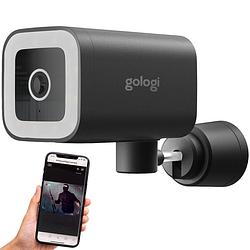 Foto van Gologi premium outdoorcamera - nachtzicht - camera - 4mp - ip camera - geluid/bewegingsdetectie - wifi/app - zwart