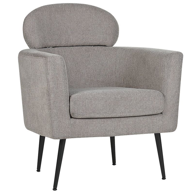 Foto van Beliani soby - fauteuil-grijs-polyester