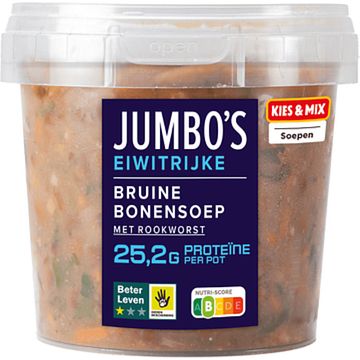 Foto van Jumbo'ss bruine bonen soep 500g aanbieding bij jumbo | 2 voor 5.50